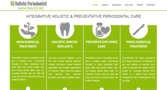 Desktop Screenshot of holisticimplantdentistry.com